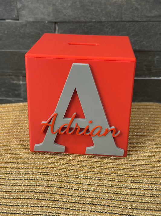 Spardose I Würfel Spardose personalisiert I Spardose mit Name