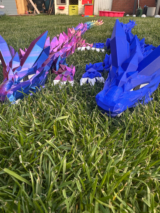 XXL flexibler Drache, Fidget, gelenkig, 1,38 Meter Lang