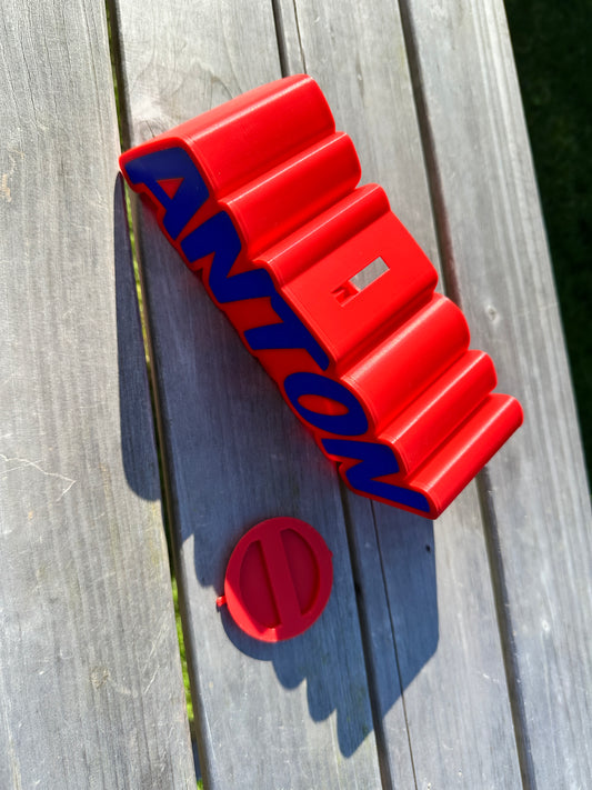 Personalisierte 3D Namensspardose