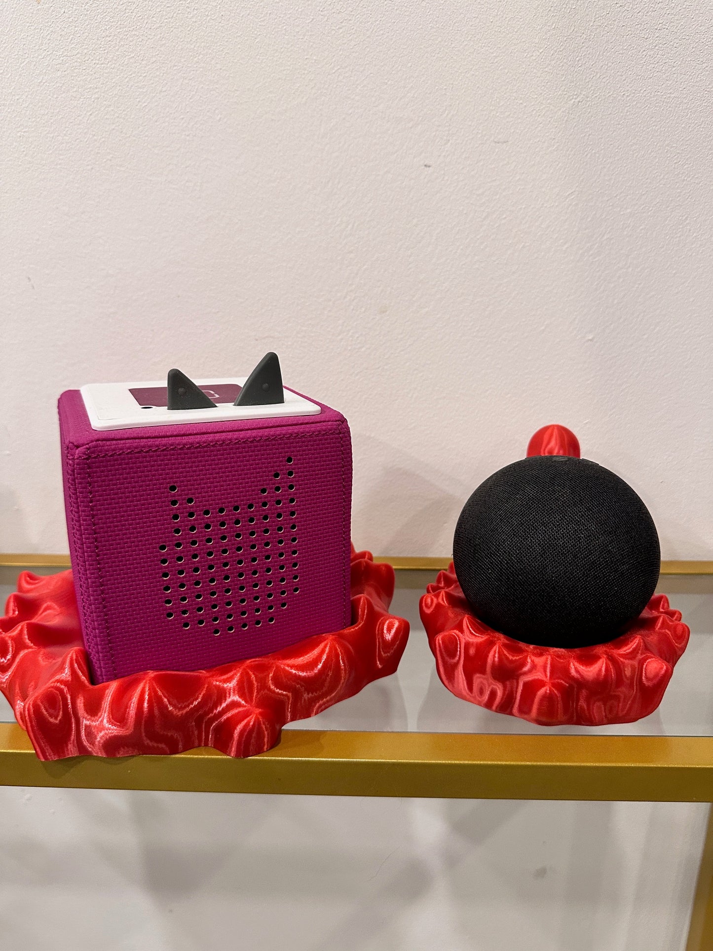 Toniebox Stand Halterung Drache, Alexa Echo Dot Halterung Feuerspeiender Drache