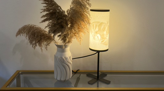 Personaliserte Litophane Lampe I Lampe Rund