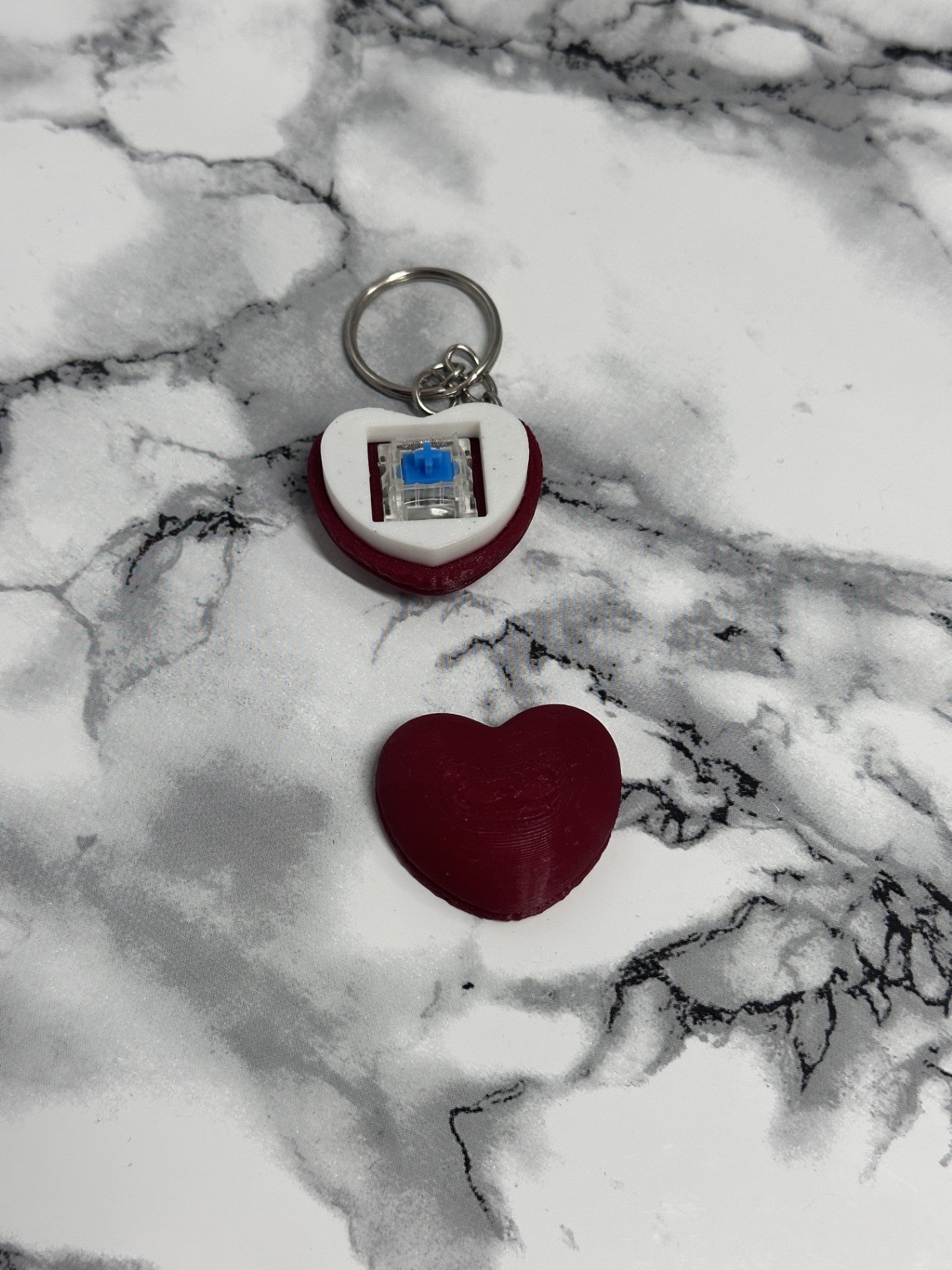 Macaraon Fidget Clicker im Herz Design, Fidget Clicker, Klicker, Clicky, ASMR