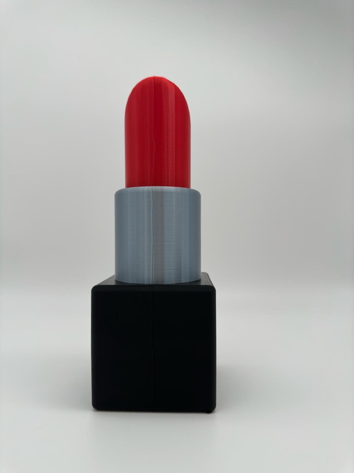 Vase Lippenstift personalisierbar