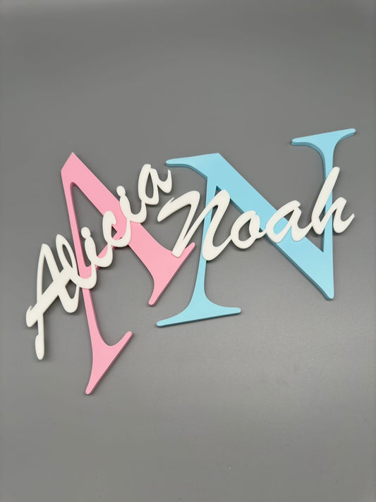 Namensschild I Türschild I KinderzimmerI personalisierte Wanddekoration I Schriftzug