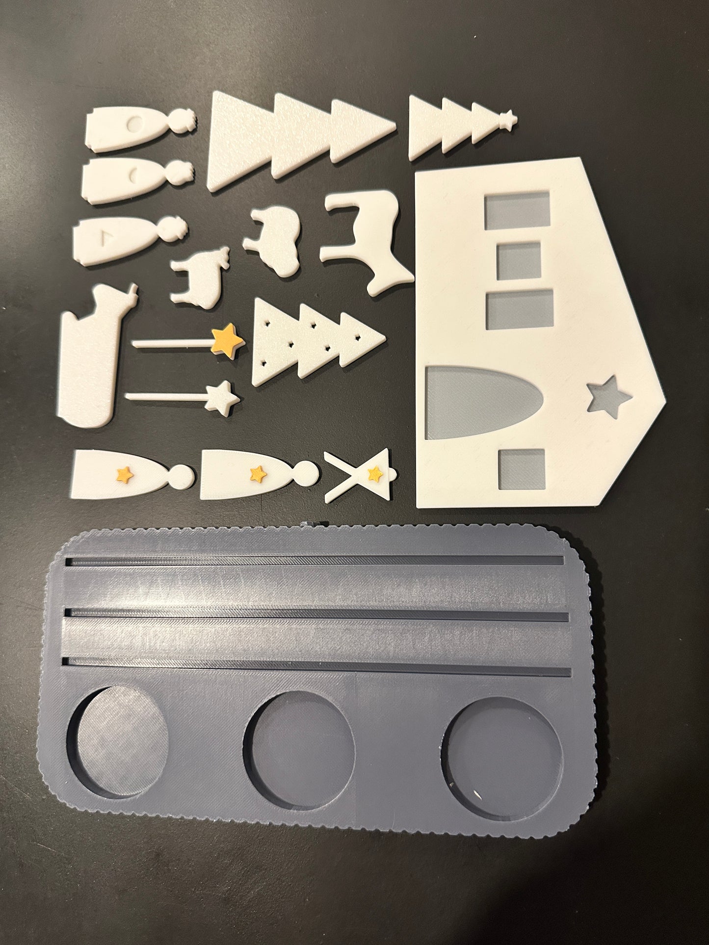 Krippe minimalistisch, schlicht I Dekoration I Weihnachten