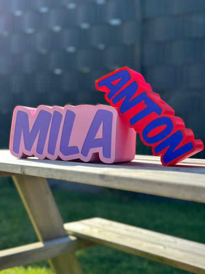 Personalisierte 3D Namensspardose