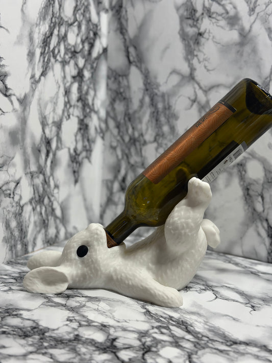 Weinflaschenhalter Hase