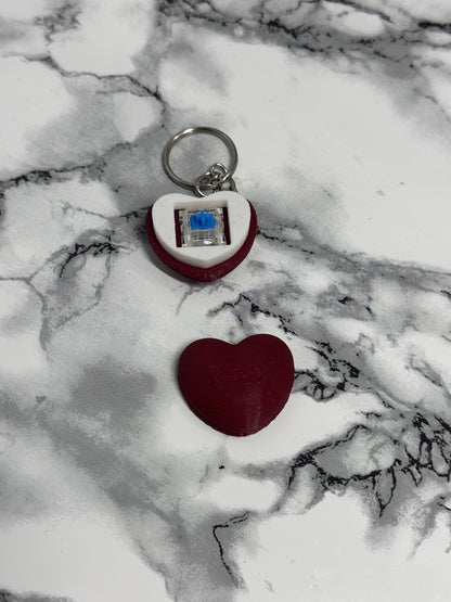 Macaraon Fidget Clicker im Herz Design, Fidget Clicker, Klicker, Clicky, ASMR