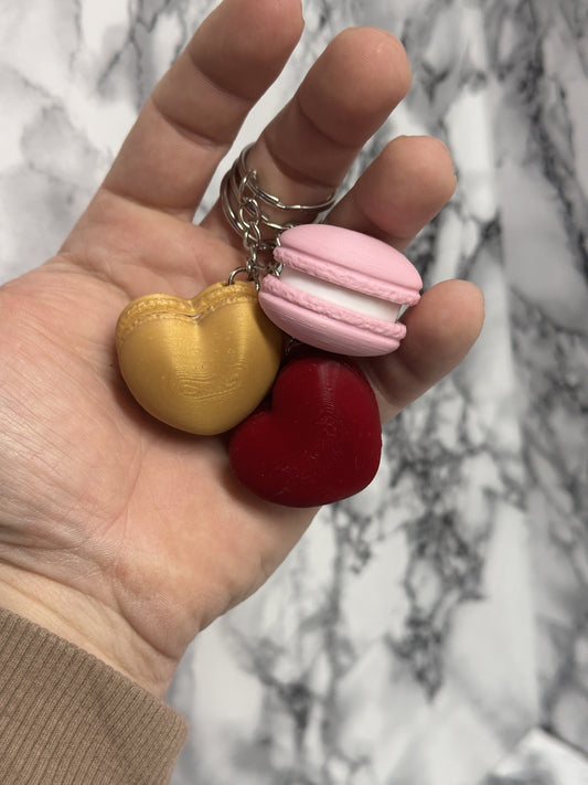 Macaraon Fidget Clicker im Herz Design, Fidget Clicker, Klicker, Clicky, ASMR