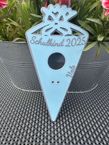 Schultüte 2025 I Schultüte mini I Einschulung I Lollyhalter I Geschenk I Gastgeschenk