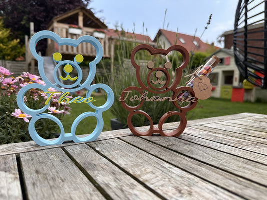 Geschenkhalter I Geldgeschenk I Teddy
