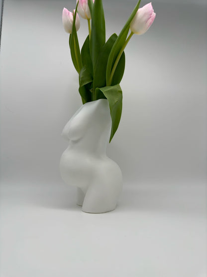 Vase I Körpervase I Frauenkörper Schwanger I Babybauch I Vase Schwanger I I Blumenvase I Design