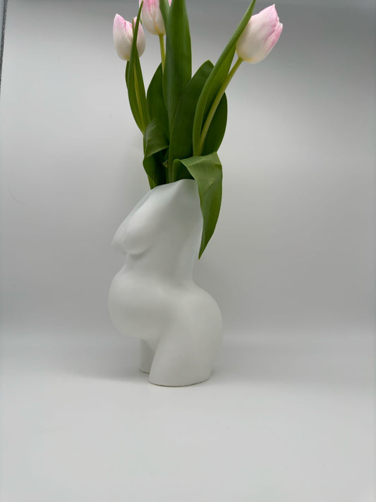 Vase I Körpervase I Frauenkörper Schwanger I Babybauch I Vase Schwanger I I Blumenvase I Design
